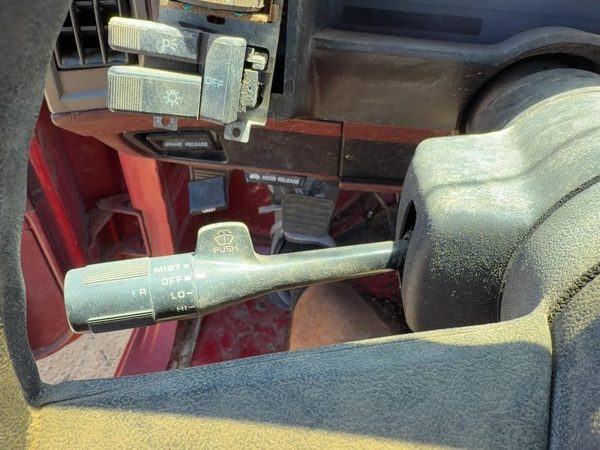 82-99 S10 Pickup Turn Signal Switch Windshield Wiper Control Lever Assembly Red — photo 2