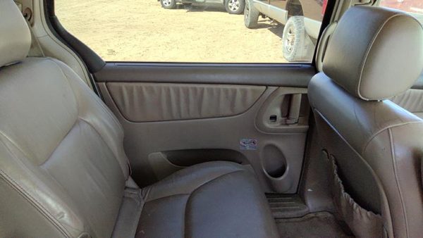 04-05 Toyota Sienna Driver Left Rear Door Trim Panel With Switches Back Fawn 41 — photo 2