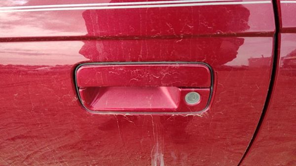 98-02 Cadillac Eldorado Driver Left Front Outside Door Handle Crimson Red 86U — photo 2