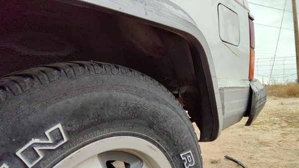 1987-1996 Jeep Cherokee Driver Left Rear Wheel Flare Moulding Oem Back — photo 8