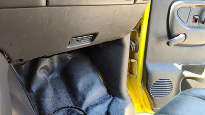 96-02 Express Van 2500 Passenger Right Lower Kick Trim Panel Oem 69W Dark Gray