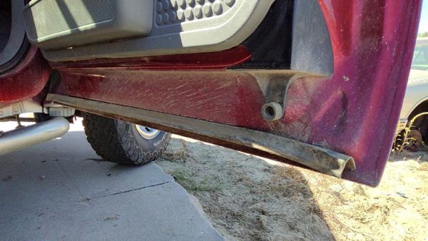 2003 Ford F250 Sd Pickup Front Door RH Maroon — photo 6