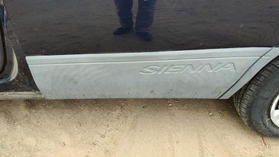 98-03 Toyota Sienna Driver Left Rear Moulding From Door Oem Back Trim Strip