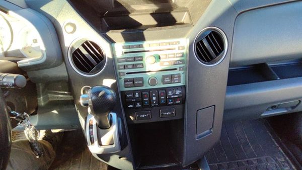 2009-2015 Honda Pilot Trim Bezel Around Radio Surround Dash Panel Gray/Blue Gr — photo 2