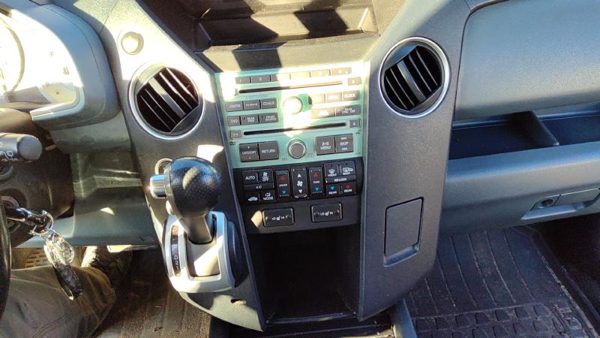2009-2015 Honda Pilot Trim Bezel Around Radio Surround Dash Panel Gray/Blue Gr — photo 3