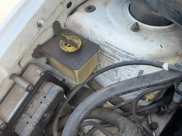 96-00 Town & Country Power Steering Fluid Remote Reservoir Tank Oem 3.3L — photo 1