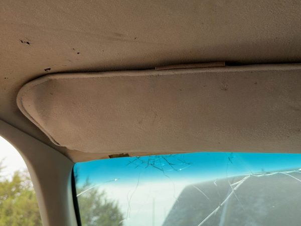 1988-1999 Chevy Silverado 1500 Driver Left Sun Visor Oem Gray — photo 5