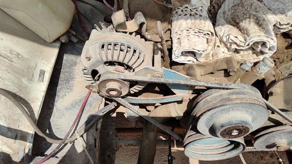 1984-1987 Dodge Ram W250 Mount Bracket Set For Alternator Oem 5.2L — photo 2