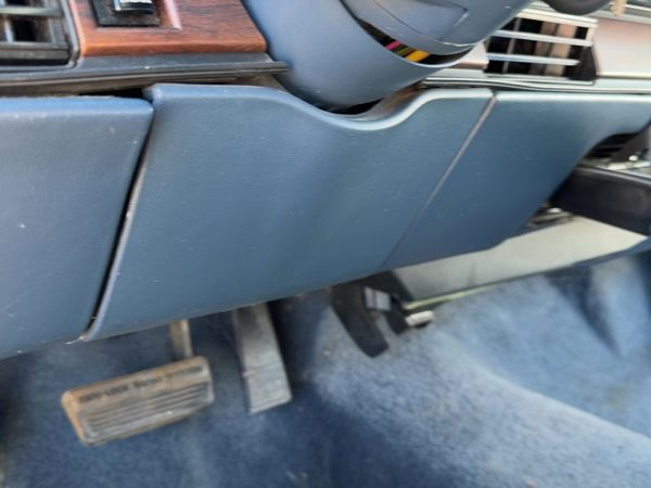 92-93 Olds Eighty Eight Lower Dash Under Column Knee Bolster Trim Panel Oem Blue — photo 1