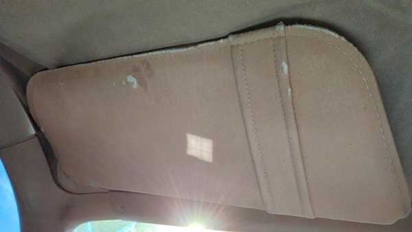 1984-1987 Ford Tempo Driver Left Sun Visor Oem Tan — photo 1