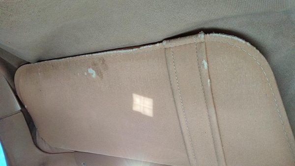 1984-1987 Ford Tempo Driver Left Sun Visor Oem Tan — photo 2