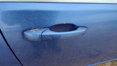2008-2010 Dodge Avenger Passenger Right Front Outside Door Handle Oem Blue Pbd