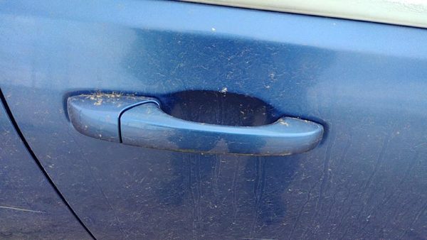 2008-2010 Dodge Avenger Passenger Right Front Outside Door Handle Oem Blue Pbd — photo 3