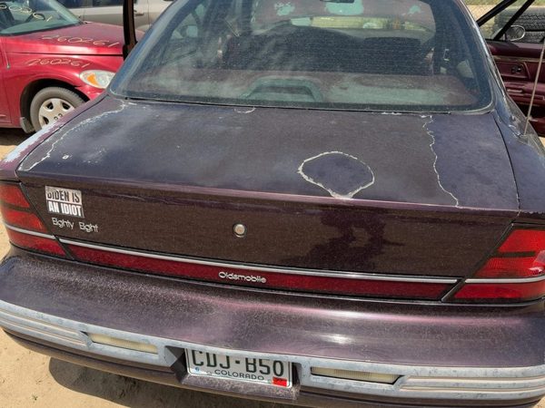 1994 Olds Eighty-eight 88 Trunk/decklid/hatch/tailgate Maroon — photo 3