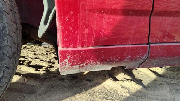 10 Charger Driver Left Moulding From Fender Trim Strip Prh Inferno Red Crystal — photo 3