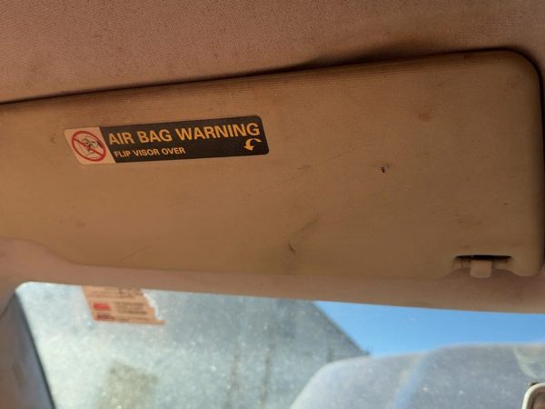 2000-2006 Vw Jetta Driver Left Sun Visor Oem Without Illumination Black — photo 2
