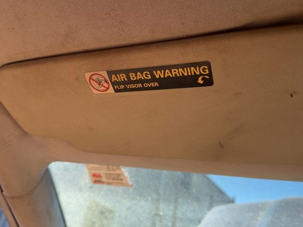 2000-2006 Vw Jetta Driver Left Sun Visor Oem Without Illumination Black — photo 3