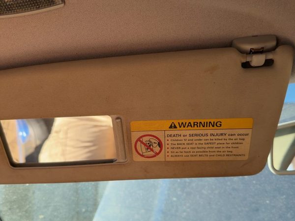 2000-2006 Vw Jetta Driver Left Sun Visor Oem Without Illumination Black — photo 7