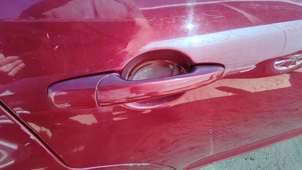 2006-2012 Ford Fusion Passenger Right Rear Outside Door Handle Oem Back Red U6 — photo 3