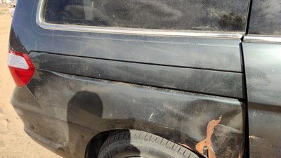 05-10 Odyssey Passenger Right Sliding Door Roller Moulding On Quarter Panel Blue