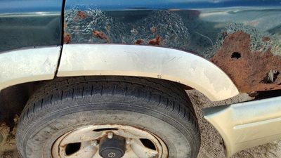 1996-1998 Suzuki Sidekick Driver Left Rear Moulding On Quarter Panel Oem