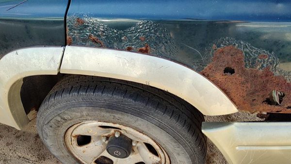 1996-1998 Suzuki Sidekick Driver Left Rear Moulding On Quarter Panel Oem — photo 4