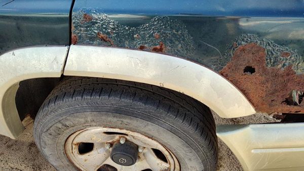 1996-1998 Suzuki Sidekick Driver Left Rear Moulding On Quarter Panel Oem — photo 3