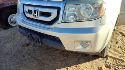 2009-2011 Honda Pilot Front Bumper Cover Assembly Oem Silver Si 04711Szaa91zz