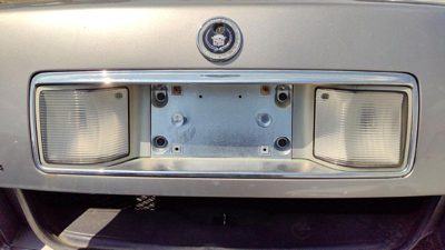 1997-99 Cadillac Deville License Plate Trim Surround Panel Oem Tail Trunk Finish