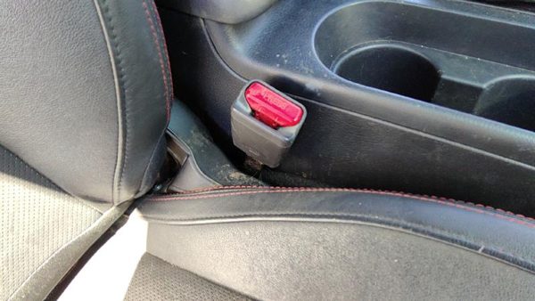 15-21 Subaru Wrx Passenger Right Front Seat Belt Buckle Receiver Cbl30 Carbon — photo 3