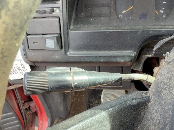 1988 Toyota Corolla FX Turn Signal Switch Windshield Wiper Column Lever Gray OEM — photo 4
