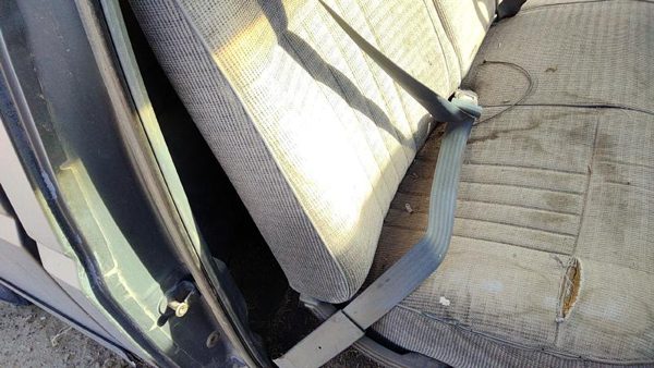 87-91 F250 Pickup Passenger Right Front Seat Belt Retractor Oem Shoulder Gray — photo 1