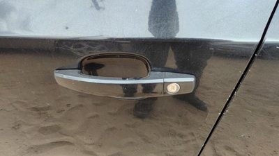 2011 LH Driver Left Front Outside Door Handle OEM Black Gar