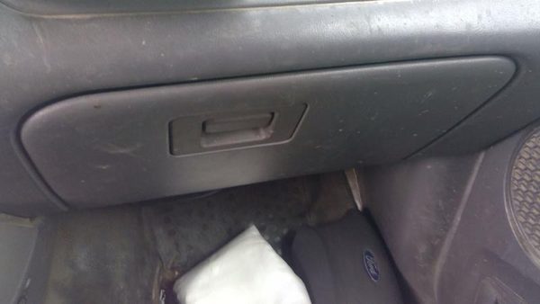 01-02 Ford Explorer Sport Trac Glove Box Assembly Complete Door With Latch Gray — photo 3