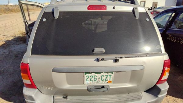 2001 Jeep Grand Cherokee Trunk/decklid/hatch/tailgate Ps5 Silver 55256177AC — photo 1