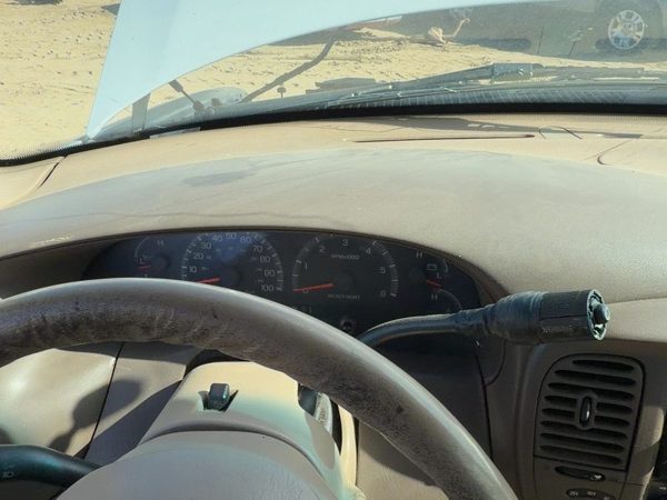 1997-2004 Ford F150 Trim Bezel Around Radio Surround Dash Panel Oem Tan Ex — photo 3