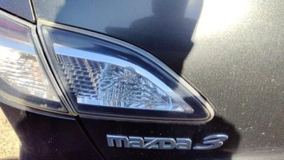 2010 Mazda 3 Tail Light Assembly LH Driver Left Inner OEM Brake Lamp Rear