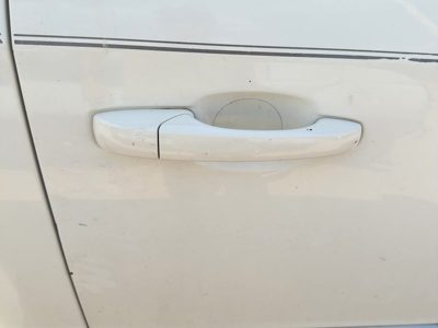 10-16 Town & Country Passenger Right Front Outside Door Handle Oem White Pw1