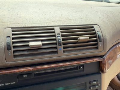 2001-2003 Bmw 530I Center Dash Heater Vent Assembly Oem Ac Tan 51458243583