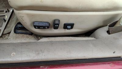 2001 Cadillac Eldorado Driver Left Side Power Seat Switch With Trim Panel Shale