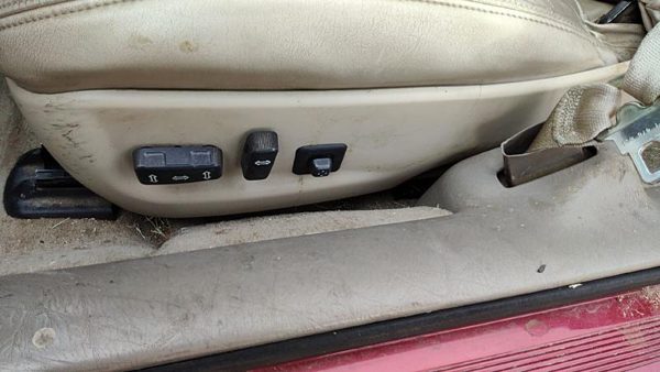 2001 Cadillac Eldorado Driver Left Side Power Seat Switch With Trim Panel Shale — photo 3
