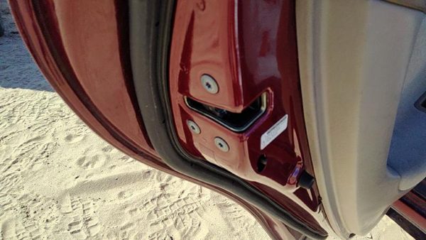 2002-2006 Toyota Camry Driver Left Rear Door Latch With Rods/Cables Oem Back — photo 2