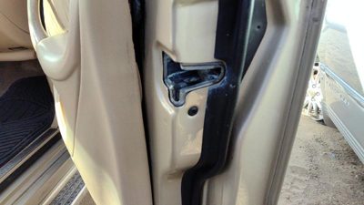 2003-2005 Mercedes Ml350 Passenger Right Front Door Latch With Rods/Cables Oem
