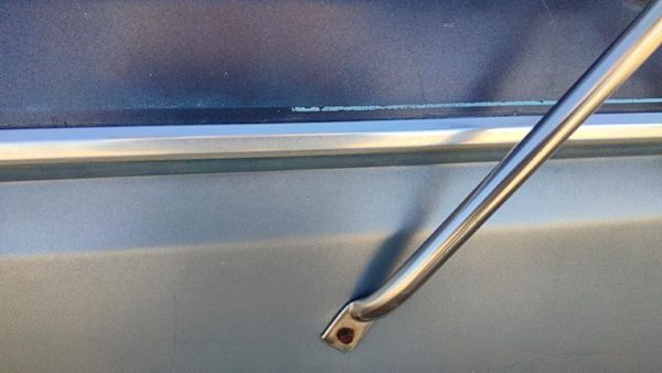80-86 Ford F150 Passenger Right Front Upper Moulding From Door Oem Trim Strip — photo 3