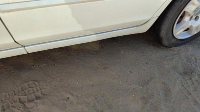 02-06 Altima Driver Left Rear Lower Rocker Panel Moulding Side Skirt White Qx3