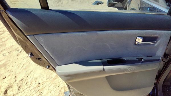07-09 Nissan Sentra Driver Left Rear Door Trim Panel With Switches Back Black W — photo 2