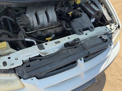 96-00 Town & Country Top Plastic Cover Above Radiator Support Sight Shield Oem