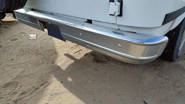 1978-1996 Gmc Van 3500 Chrome Rear Bumper Assembly With Mount Brackets Oem Back — photo 3