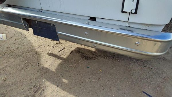 1978-1996 Gmc Van 3500 Chrome Rear Bumper Assembly With Mount Brackets Oem Back — photo 5