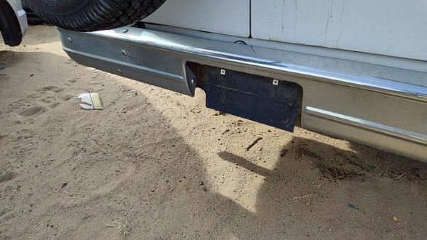1978-1996 Gmc Van 3500 Chrome Rear Bumper Assembly With Mount Brackets Oem Back — photo 6